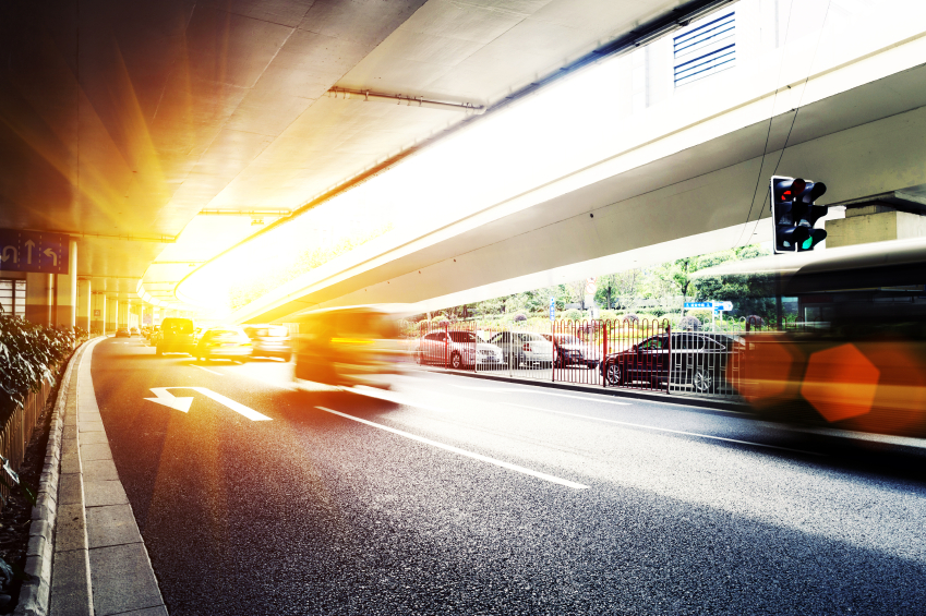 urban city traffic and road