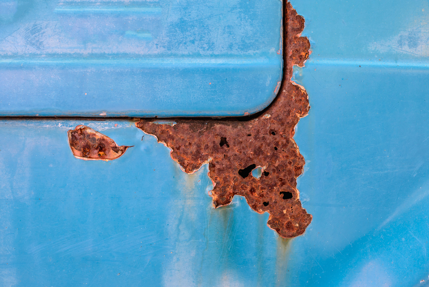 Auto painting pros know to check for rust on the car, and apply anti-rust product, before proceeding to paint