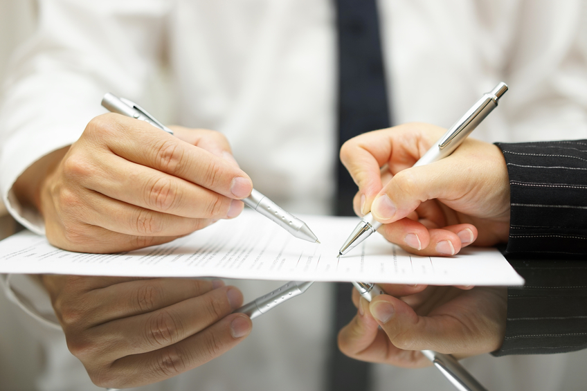 Insurance adjustors determine the value of the damage to the car 