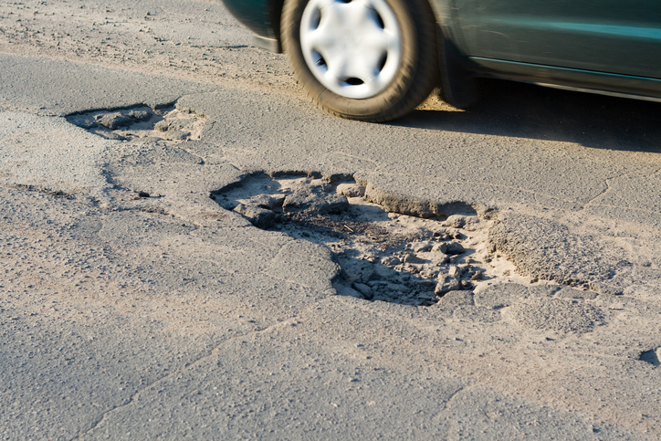 Rush hour traffic and potholes can cause damage to a vehicle’s suspension