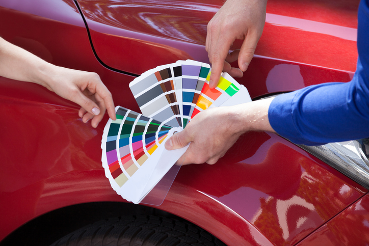 Automotive Paint Color Mixing Chart