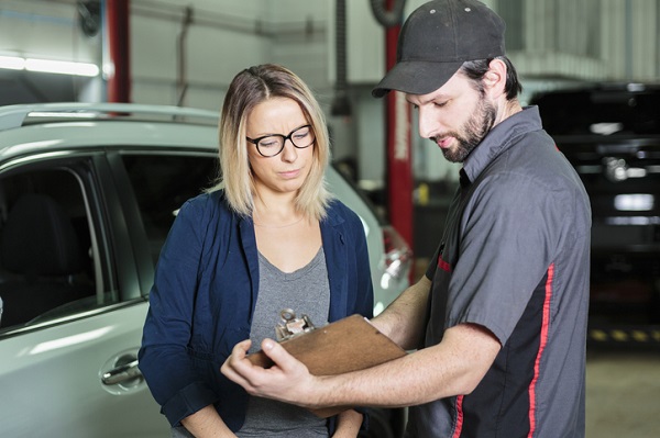 Service advisors help customers take better care of their car