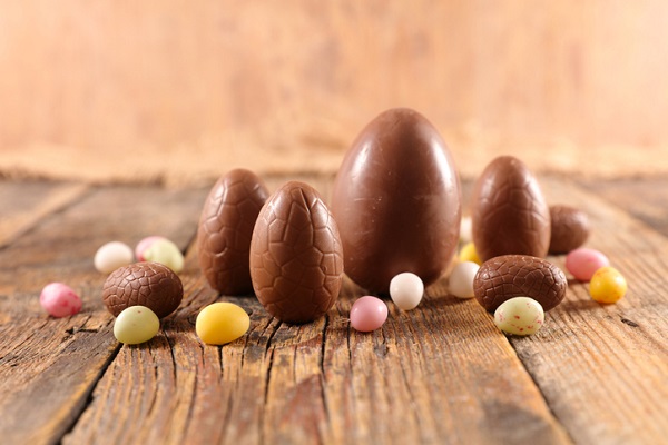 With enough imagination, even a chocolate egg can become a vehicle