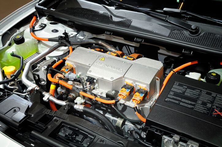 An electric vehicle engine to be explored in auto parts training