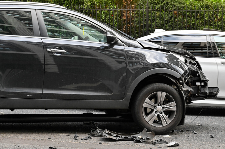 A leased car involved in an accident, to be explored in auto body estimating training