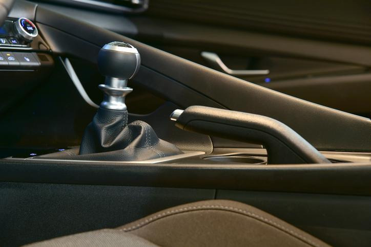 GR86 manual transmission shifter inside the 2027 sports coupe